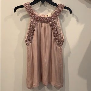 Rose Water Gold Hawk Top